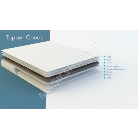 Topper Salt Confort Cocos 140x200